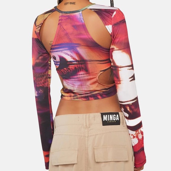 ❌SOLD❌ Jaded London Eye Crop Top - Picture 6 of 6